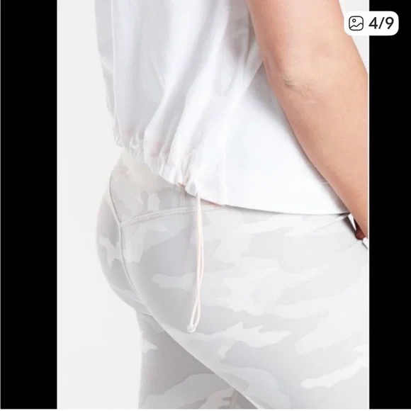 Athleta Organic Daily Bungee White Tank Top - Picture 2 of 12